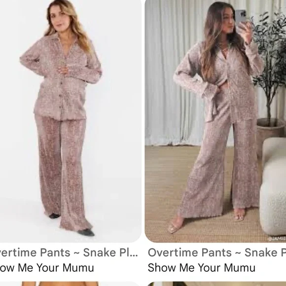 Show Me Your MuMu Paisley Wide Leg 2 piece - Picture 2 of 2